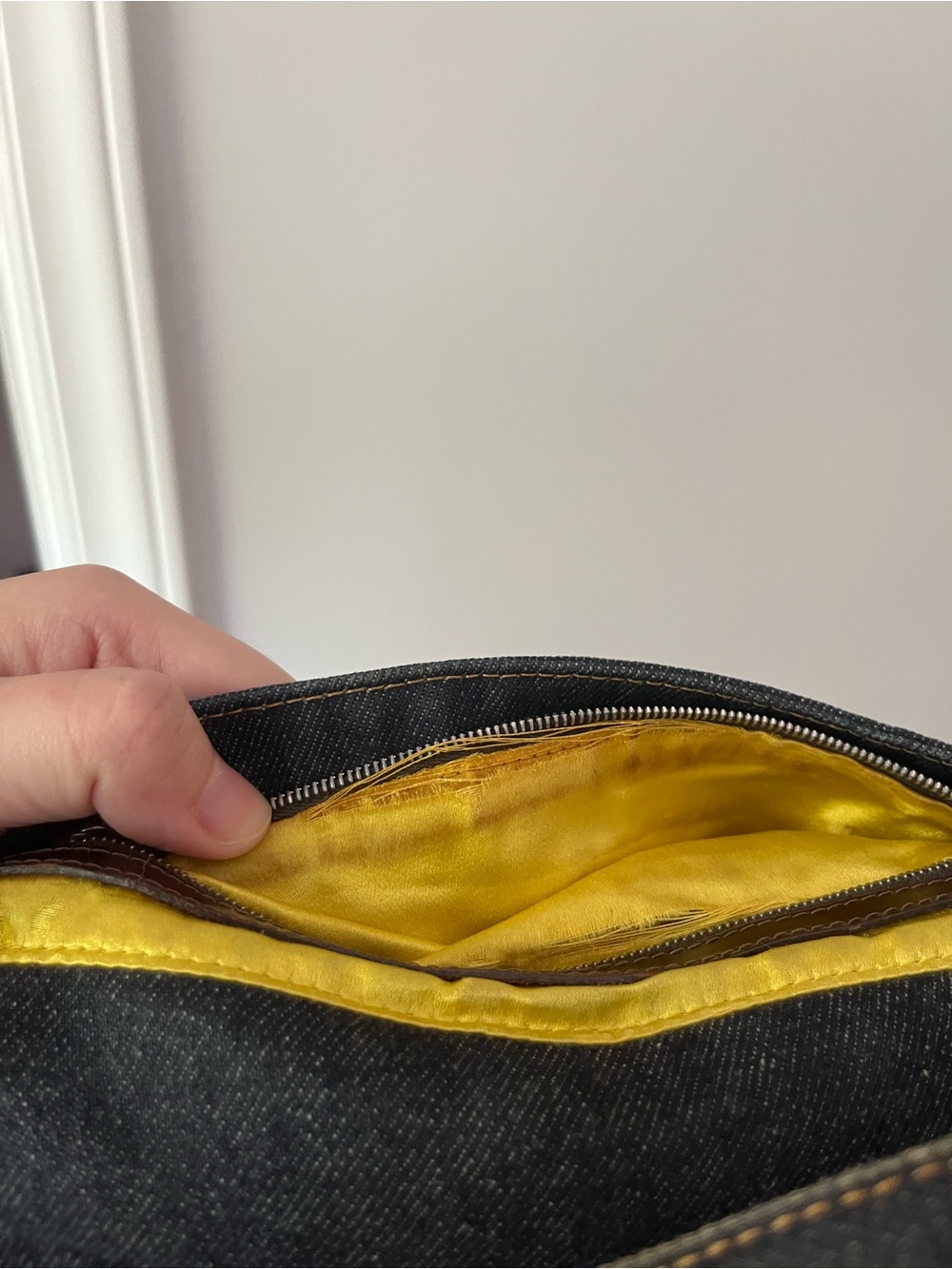 Fendi Baguette Denim Bag - Picture 14 of 16
